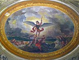 Փարիզի «Saint-Sulpice» եկեղեցիին երեք որմանկարներէն․ «Սուրբ Միքայէլ վիշապը կը տապալէ» Saint Michel terrassant le dragon