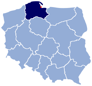 Položaj Sopota u Poljskoj
