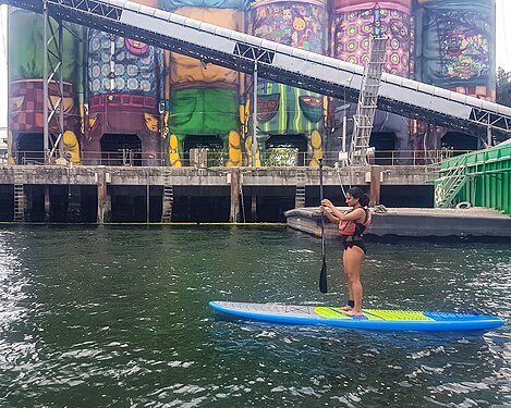 Granville Island Silos in Vancouver