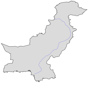 N-5 National Highway road in Pakistan