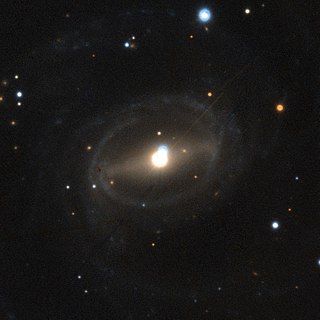 NGC 3313 Barred spiral galaxy in the constellation Hydra