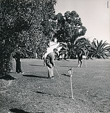 Parador Málaga Golf inaugurado en 1925, imagen de noviembre de 1961