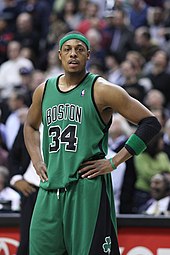 Drafted by the Celtics in 1998, Paul Pierce went on to star for the Celtics and later won the NBA Finals MVP Award when the team won the NBA championship in 2008