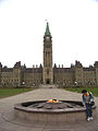 カナダ、オタワの議会の丘にある平和の塔
