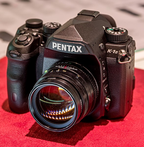 The Pentax K-1 II is Pentax's flagship full-frame DSLR