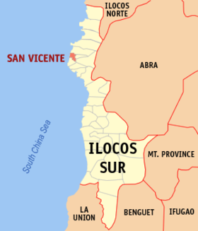 Mapa a pakabirukan ti San Vicente