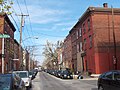 Brown Street, Fairmount, Philadelphia, PA 19130, looking west, 2400 block