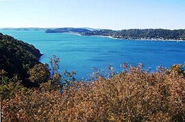 Pittwater from Ku-ring-gai Chase National Park.