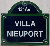 Plaque Villa Nieuport - Paris XIII (FR75) - 2021-06-30 - 1.jpg