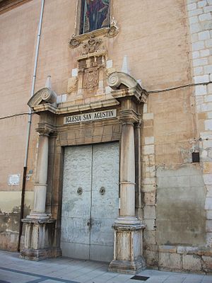 Portada de l'església de sant Agustí, Castelló de la Plana.jpg
