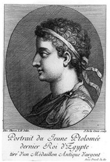 Ptolemaios XIII. medailon