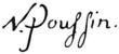 signature de Nicolas Poussin