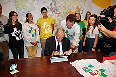 Jornada Mundial Da Juventude De 2023: Cidade anfitriã, Logotipo, Patronos e intercessores