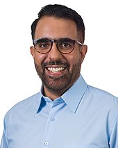 Pritam Singh became the first recognized Leader of the Opposition in Singapore after the 2020 Singaporean general election. Pritam Singh Singapore 4 (cropped).jpg