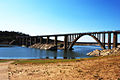 Puente de la Estrella de 1933, situado en el embalse de Ricobayo, forma parte de la N-631.