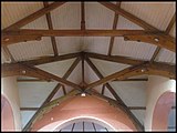 Quilty Church roof construction