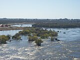 Dulce river in Termas de Río Hondo.