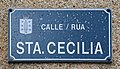 Rúa de Santa Cecilia, na Coruña