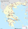 Miniatura para Ferrocarril en Grecia