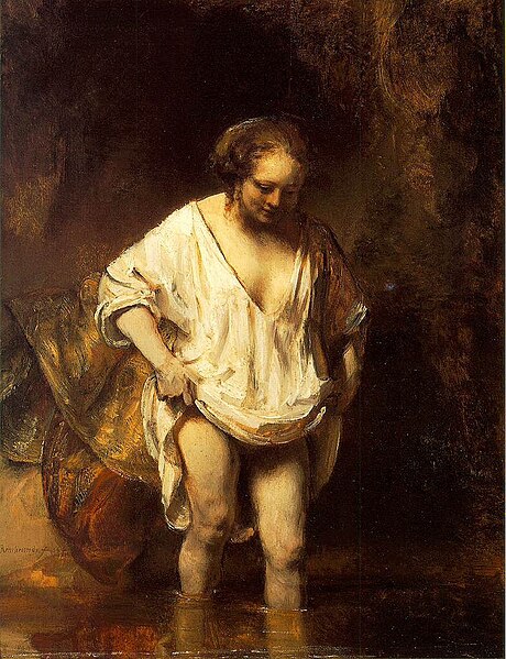 File:Rembrandt Hendrickje Bathing in a River.jpg