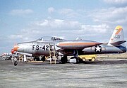 Republic F-84E-15-RE Thunderjet of 136th Fighter-Bomber Wing