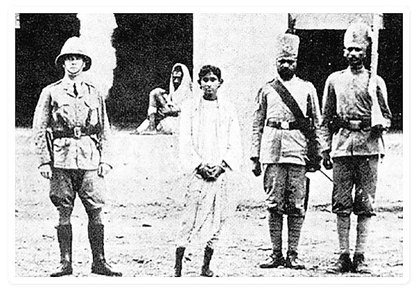 Revolutionary, Khudiram Bose as a captive.