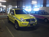 SsangYong Rexton first responder vehicle from Bergen, Norway