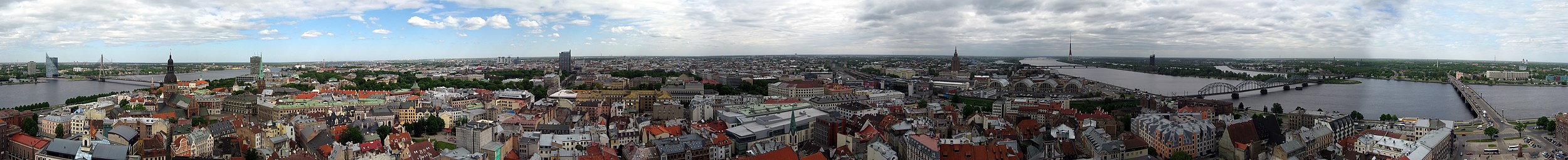 Riga panorámaképe