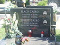 Гроб Блага Задра и његовог сина Роберта који су погинули у рату у Хрватској