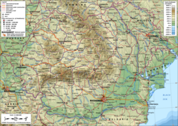erdély domborzati térkép Románia földrajza – Wikipédia erdély domborzati térkép