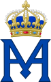 Royal Monogram of Marie de' Medici, Queen of France.svg