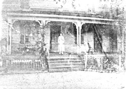 Rural Home circa 1920. The woman on the porch is probably Margaret Mitchell. RuralHomePlantation.jpg