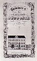 Kommersheft mit Abbildung des Gasthauses "Russischer Hof" in Gießen, 1841