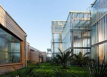 Le jardin botanique, situé sur la rive droite de la Garonne, dans le quartier de La Bastide.