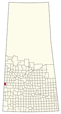 Location of the RM of Antelope Park No. 322 in Saskatchewan