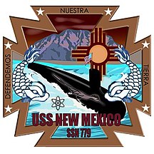 USS New Mexico submarine crest