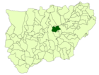 Расположение муниципалитета Сабиоте на карте провинции