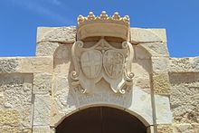 The replica coats of arms Saint Anthony's Battery 2.jpg