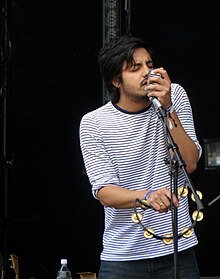 Sameer Gadhia performing at Sasquatch 2011 Sameer Gadhia of Young the Giant at Sasquatch 2011.jpg