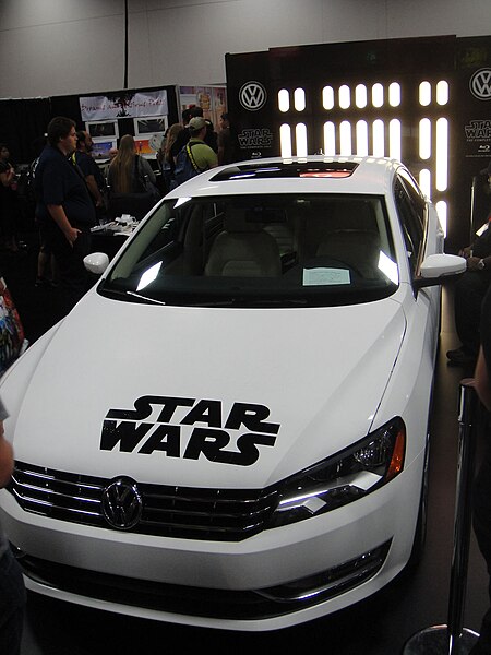 File:San Diego Comic-Con 2011 - Star Wars VW Passat art car at the beginning (Lucasfilm booth) (5977013778).jpg