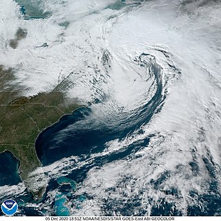 <span class="mw-page-title-main">December 5–6, 2020, nor'easter</span> North American noreaster in 2020