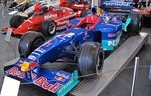 Foto van de Sauber C18 door Jean Alesi.