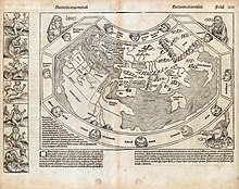 Hartmann Schedel's 1493 map of the world Schedel Secunda etas mundi 1493 UTA.jpg