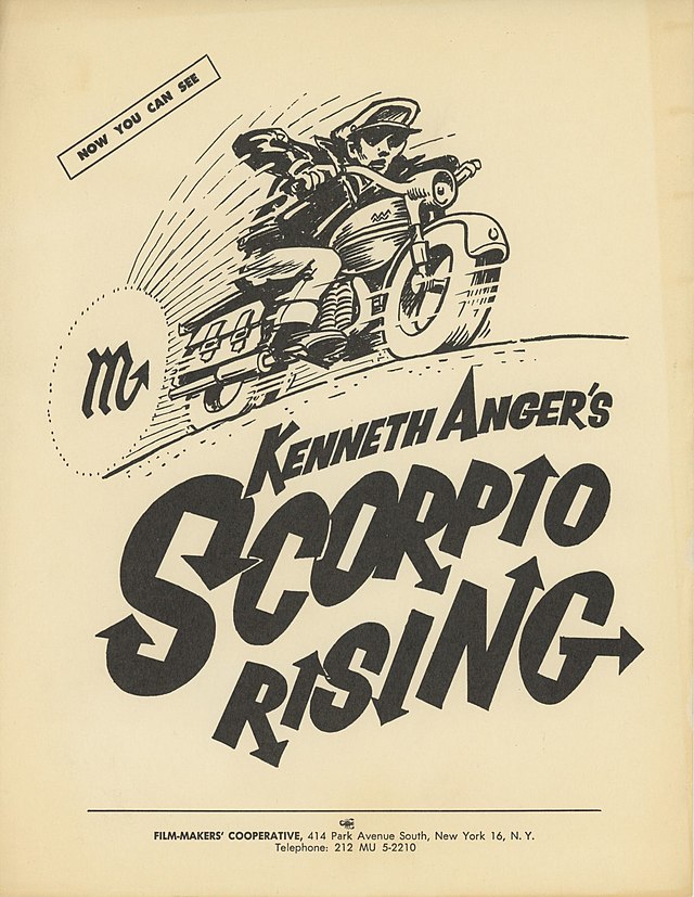 Description de l'image Scorpio Rising (1964 flyer).jpg.