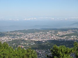 Uitzicht op Shillong
