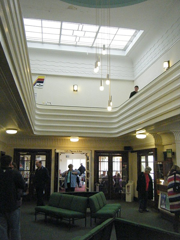 Interior of the terminal building