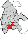Localización da parroquia de Parga