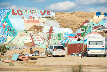 Salvation Mountain at the LOVE IS UNIVERSAL area; 2008 photo