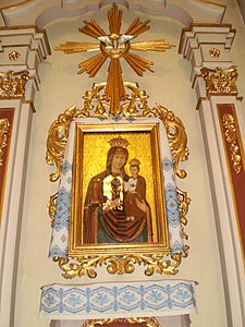 Ícone da Virgem Maria.