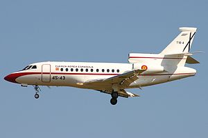 Испания әуе күштері Dassault Falcon 900B.jpg